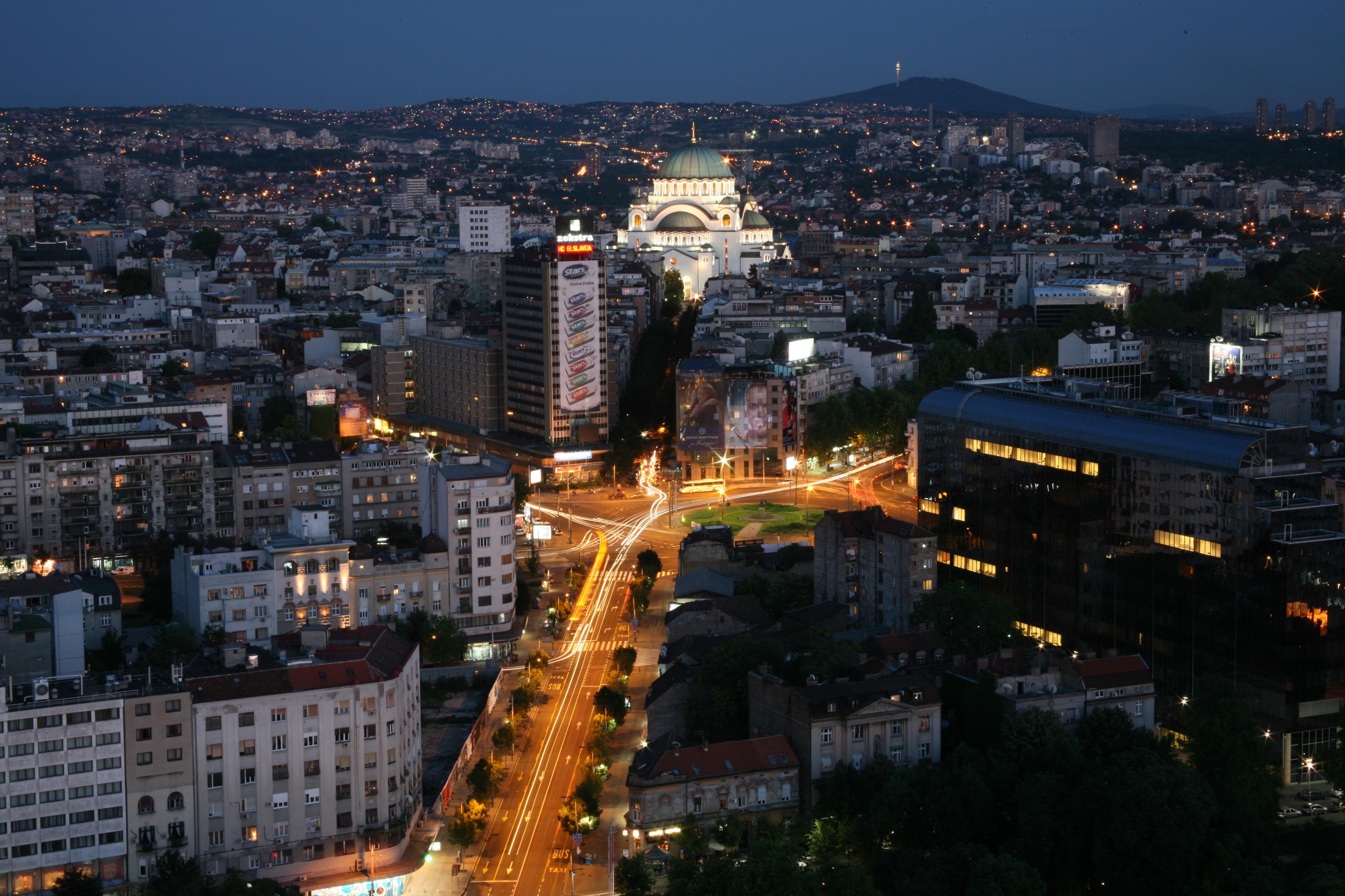 Hotel Slavija Lux Belgrado Exterior foto